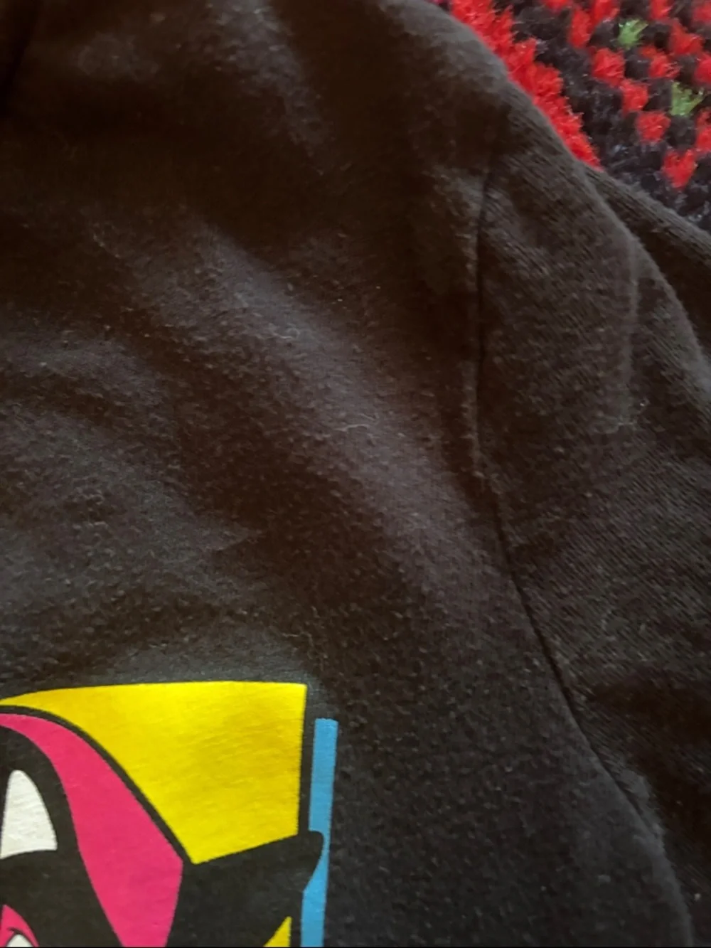 Old Navy Black Sonic The Hedgehog Color Block Character Long-Sleeve Tee